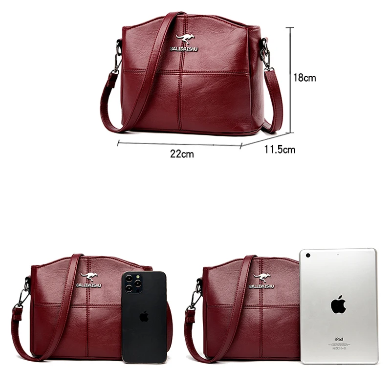 Summer Bag Female Small Shoulder Bags Ladies 2023 NEW Casual Crossbody Bag For Women HighQuality Soft Leather Messenger Bag Sac