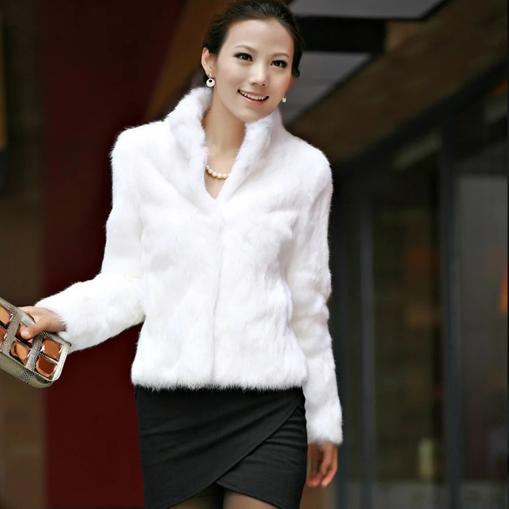 High Quality Faux Fur Coat Women\'s Fashion Warm Outerwear Autumn Winter Short Imitation Fur Coat Jacket 4XL Overcoat Clearance