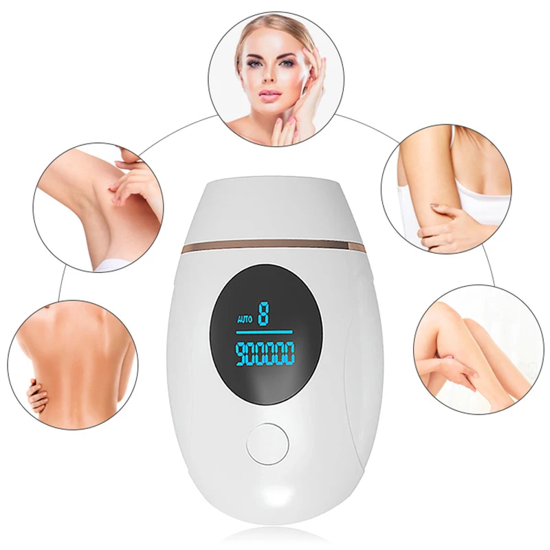 Laser Epilator 900000 Flashes Hot Sell Hair Removal Laser Permanent Epilator For Women Painless Photoepilator Facial