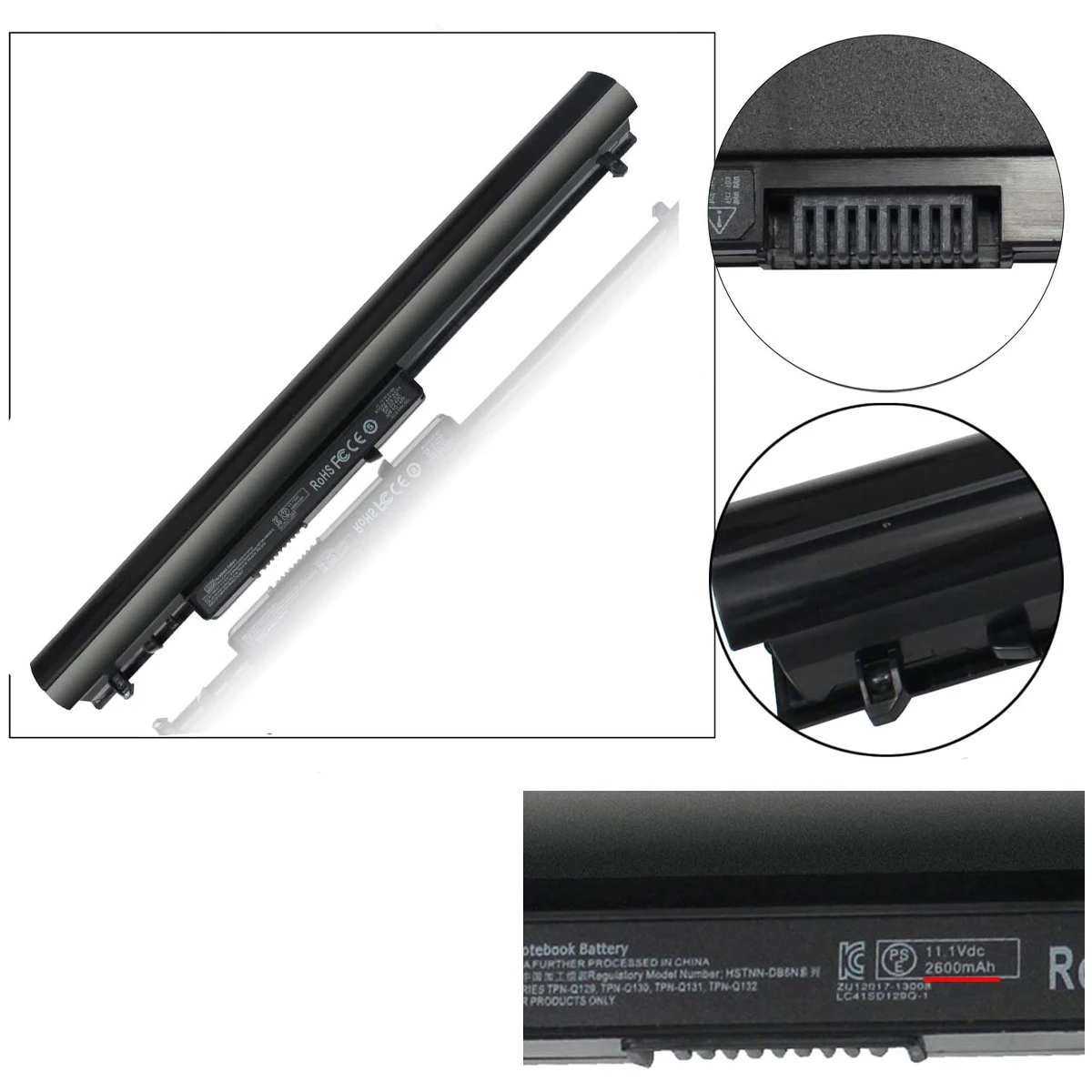 Bateria de laptop damaite, nova, la03df, la03, hp 15-1003dx 15f019dx 1414-y001la 15-f 776622001 tamanhos 775825-221