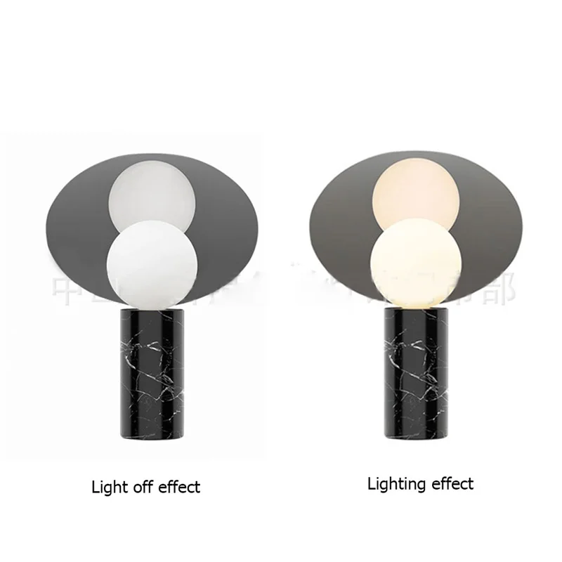 OURFENG Bedside Table Lamps 220V Desk Light Creative Nordic Home Decorative For Foyer Living Room Hotel Study Room