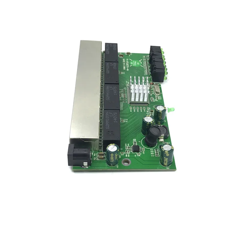 8-port Gigabit switch module is widely used in LED line 8 port 10/100/1000 m contact port mini switch module PCBA Motherboard