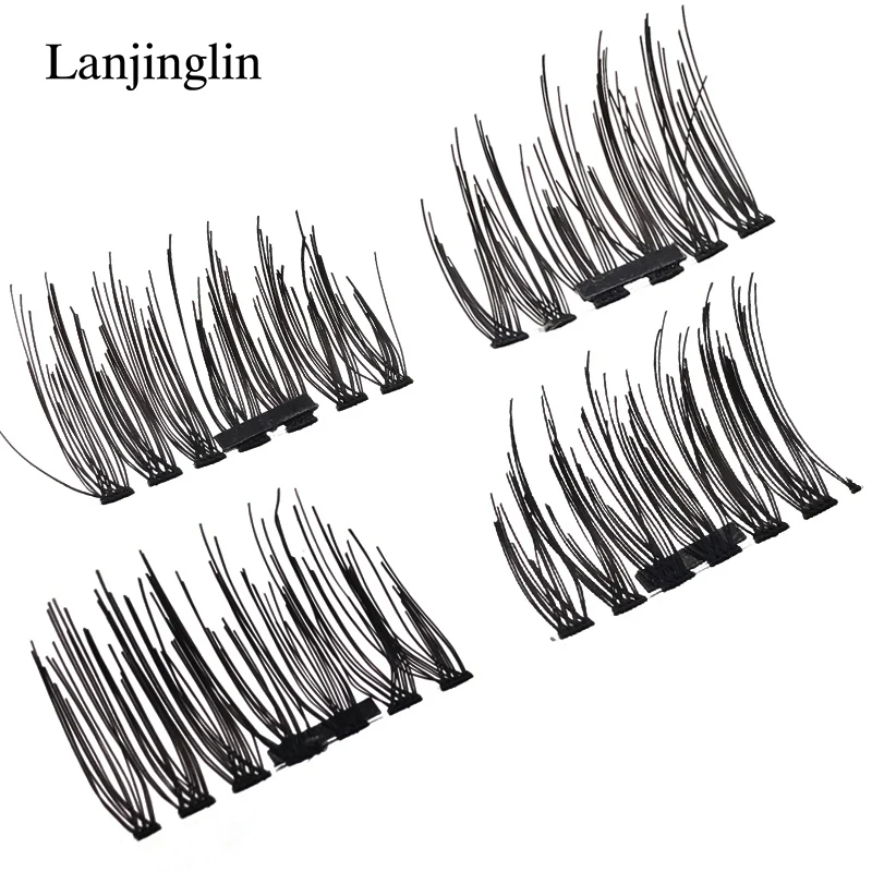 1 Pair Magnetic Eyelashes Soft Natural Hair Mink Lashes 3D Mink Fake Lash Dramatic EyeLashes Makeup Tool Extension Faux Cils