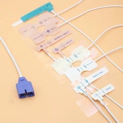 Compatible with DB 9PIN Oximax MAX-A/P/I/N disposable Spo2 sensor cable for adult/pediatric/Infant/Neonate,20pcs DB9 spo2 probe.