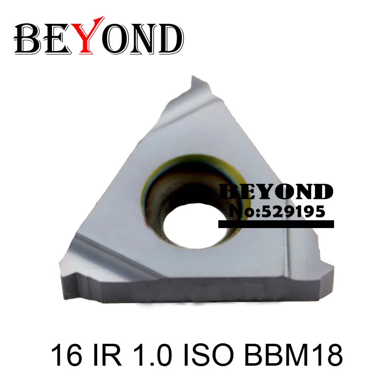 BEYOND 16 IR 16IR 1.0 1.25 1.5 1.75 2.0 2.5 3.0 ISO Carbide Inserts Lathe Tools Threading Turning Cutter 1.5ISO SNR SEL CNC