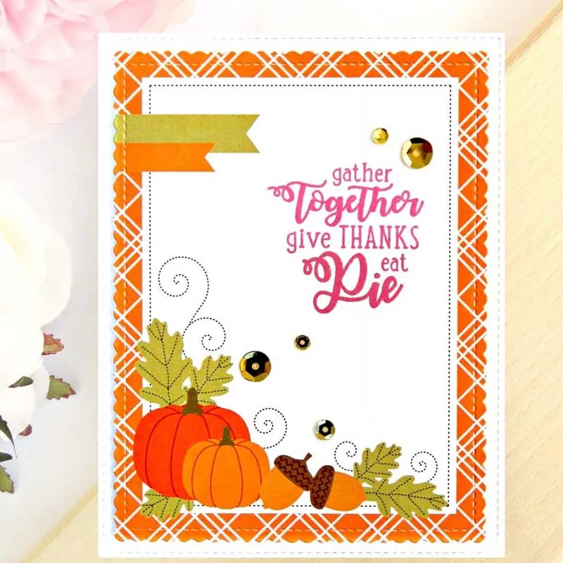 Happy Pie Day Die Cut + Clear Stamp Pie + Fruit + Phrases Metal Cutting Dies + Clear Stamp untuk Card Making Dekorasi New 2019