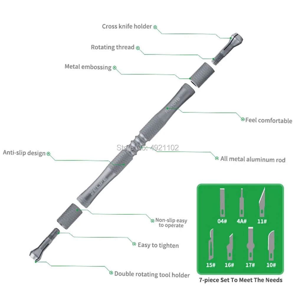 Relife Knife CPU IC Glue Remover Motherboard BGA Chip Glue Cleaning Scraping Pry Knife DIY Scrapbooking Crafts Carving Blade