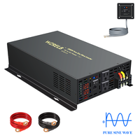 Wired Control Pure Sine Wave Solar Inverter 3000W 12V 220V Power Inverter Battery 24V 36V 48V DC to 120V 230 240V AC Transformer