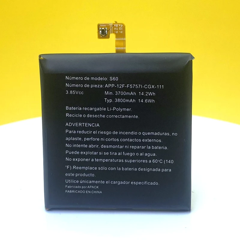 New High Quality Original 3800mAh Battery For CAT S60 APP-12F-F57571-CGX-111 PHONE With Tracking Number