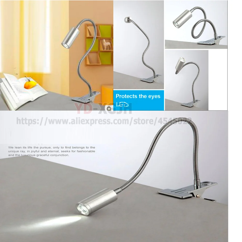 Flexible holder lamp gooseneck LED Dia 10mm/12mm led lamp universal Hose Metal serpentine tubes For 1W 3W 5W DIY LED Desk lamp