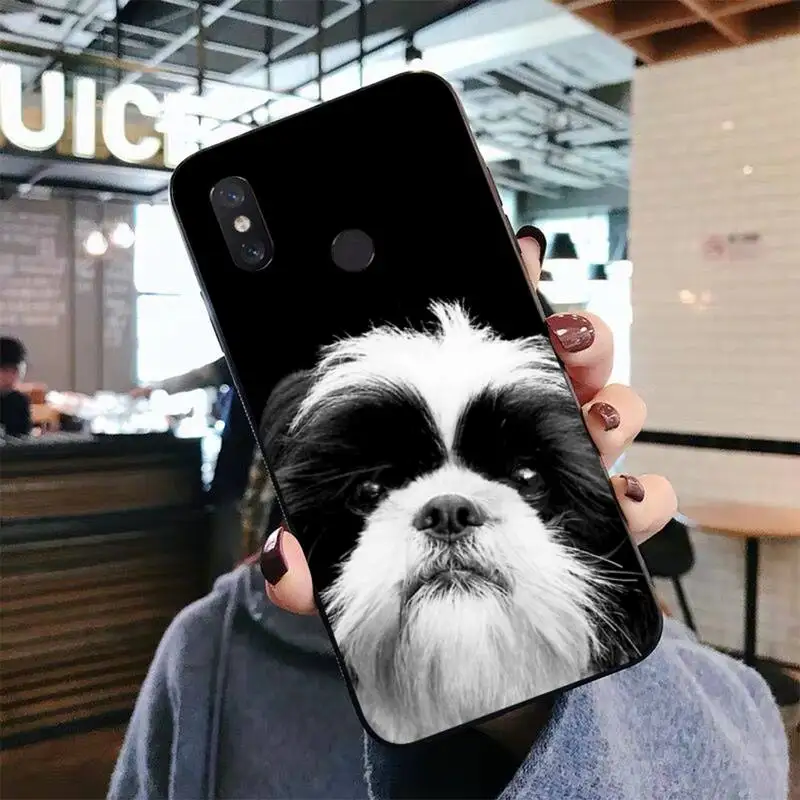 MaiYaCa Cartoon Shih Tzu Dog Phone Case for Xiaomi mi 8 9 10 lite pro 9SE 5 6 X max 2 3 mix2s F1