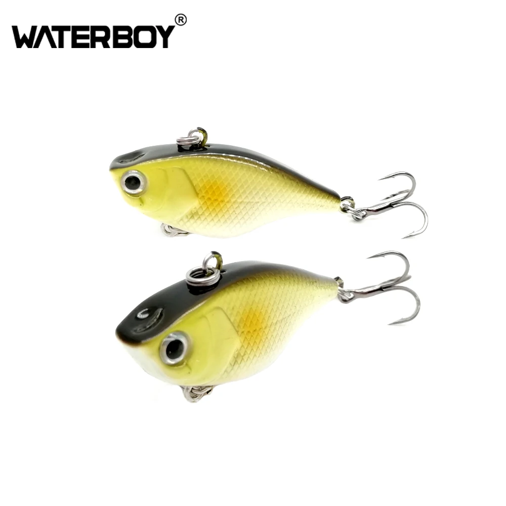 WATERBOY 1PCS 4cm 4,6g Mini VIB Angeln Locken Rattlin Vib Harten Köder Wobbler Crankbait Isca Künstliche Barsch – Detail 9