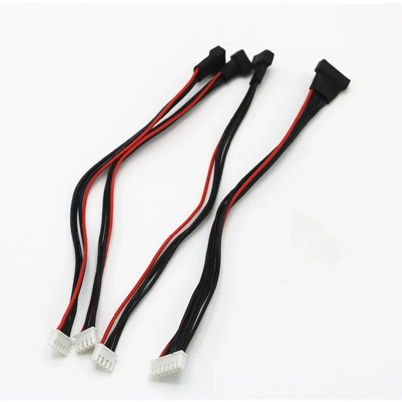 5 pz/lotto JST-XH 2S 3S 4S 6S 20 centimetri 22AWG Lipo Balance Cavo di Estensione del Legare Carica cavo di piombo per la Batteria di RC