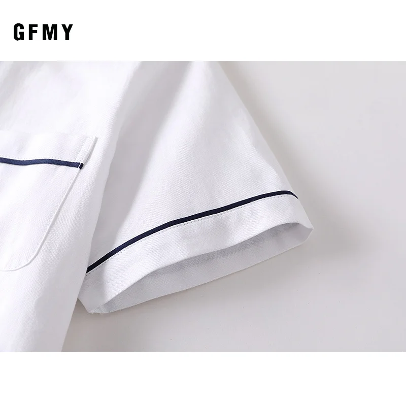 GFMY Kids Boy Shirts Clothes Solid Color 3-11Y Baby Shorts Sleeve Shirt Summer Tops Tees Shirts Children Cotton Blouse 2021