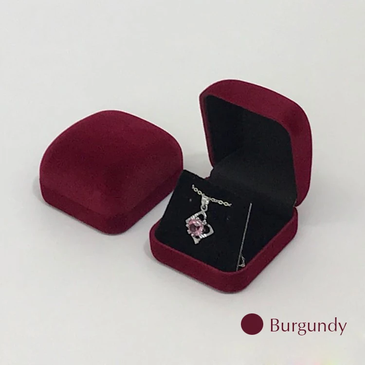 Stud Earrings Storage Box Drop Earrings Pendant Organizer Case Highly Velvet Small Necklace Jewelry Display Gift Packaging Boxes
