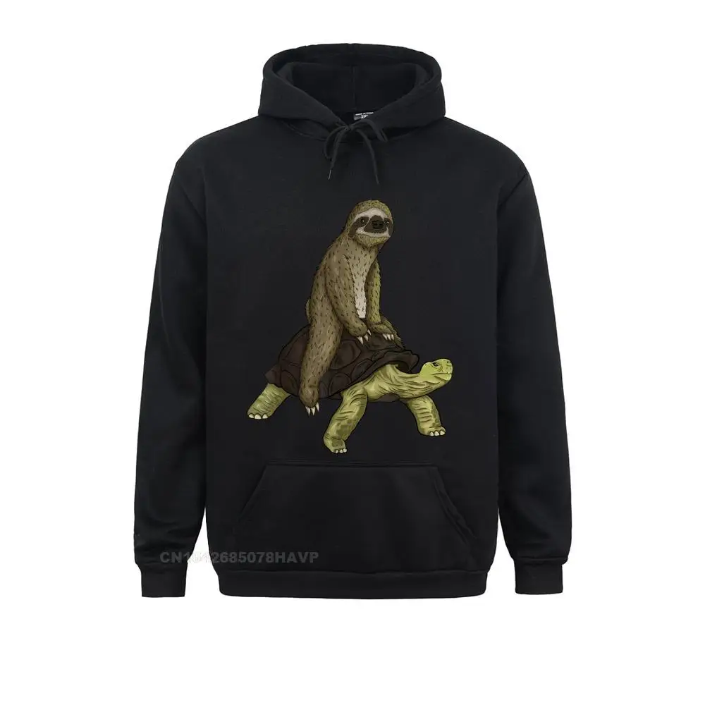 

Sloth Turtle Shirt Speed Is Relative Sloth Riding Tortoise Sweatshirts For Male Long Sleeve Hoodies New Fashion Clothes Custom