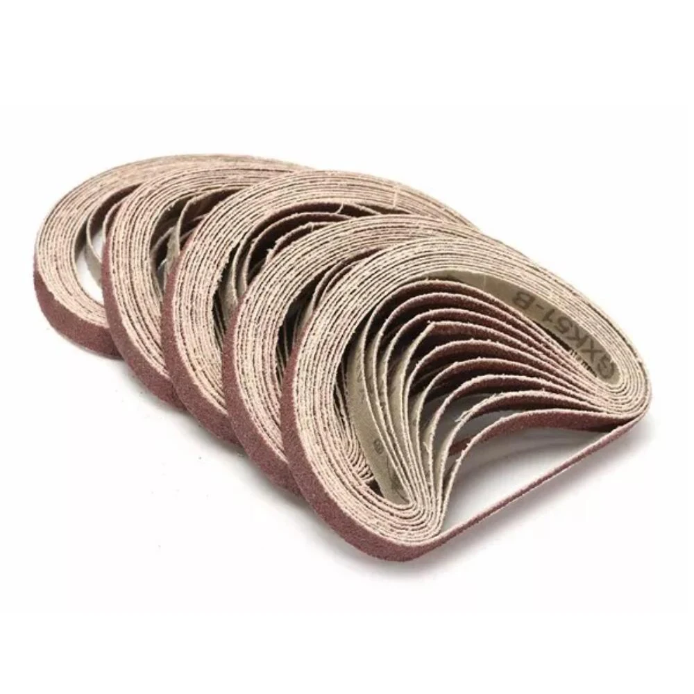 50PCS 330*10mm 40/60/80/100/120 Grit Abrasivi abrasivi Cinture Levigatrice Per La Frantumazione di Lucidatura strumenti