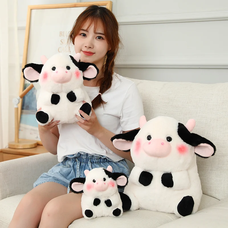 18-40cm Ball Shape Animals Stuffed Cartoon Bunny Pink Pig Monkey Elephant Penguin Hug Cuddly Plushies Toys Ferry Plush Soft Doll