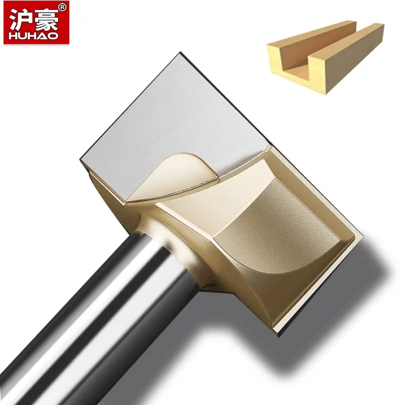 HUHAO 1pc 1/2 1/4 Shank Cleaning Bottom Engraving Slab Surfacing Flattening  Router Bit Woodworking Tool CNC Cutter 6-50mm