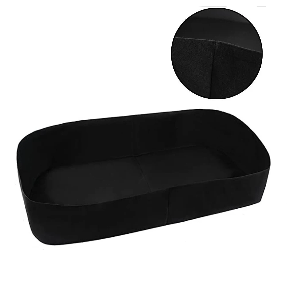 Garden Grow Bag Rectangle Breathable Planting Container Anti-Corrosion Raised Planting Bed Gardening pots Flowers Vegetables