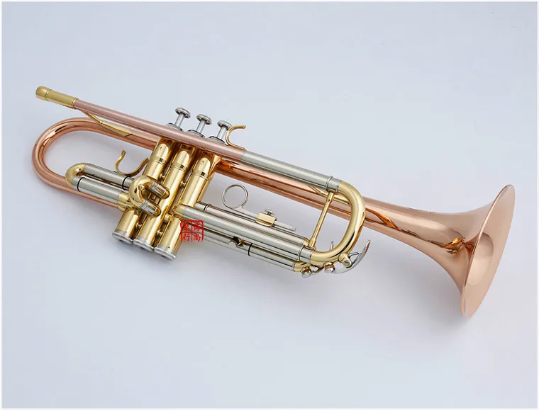 Bb Trumpet Japan KUNO KTR-991 Phosphor Bronze Tube Gold Plated Small Trumpet B Flat Instrument Trompeta With Case Mouthpiece