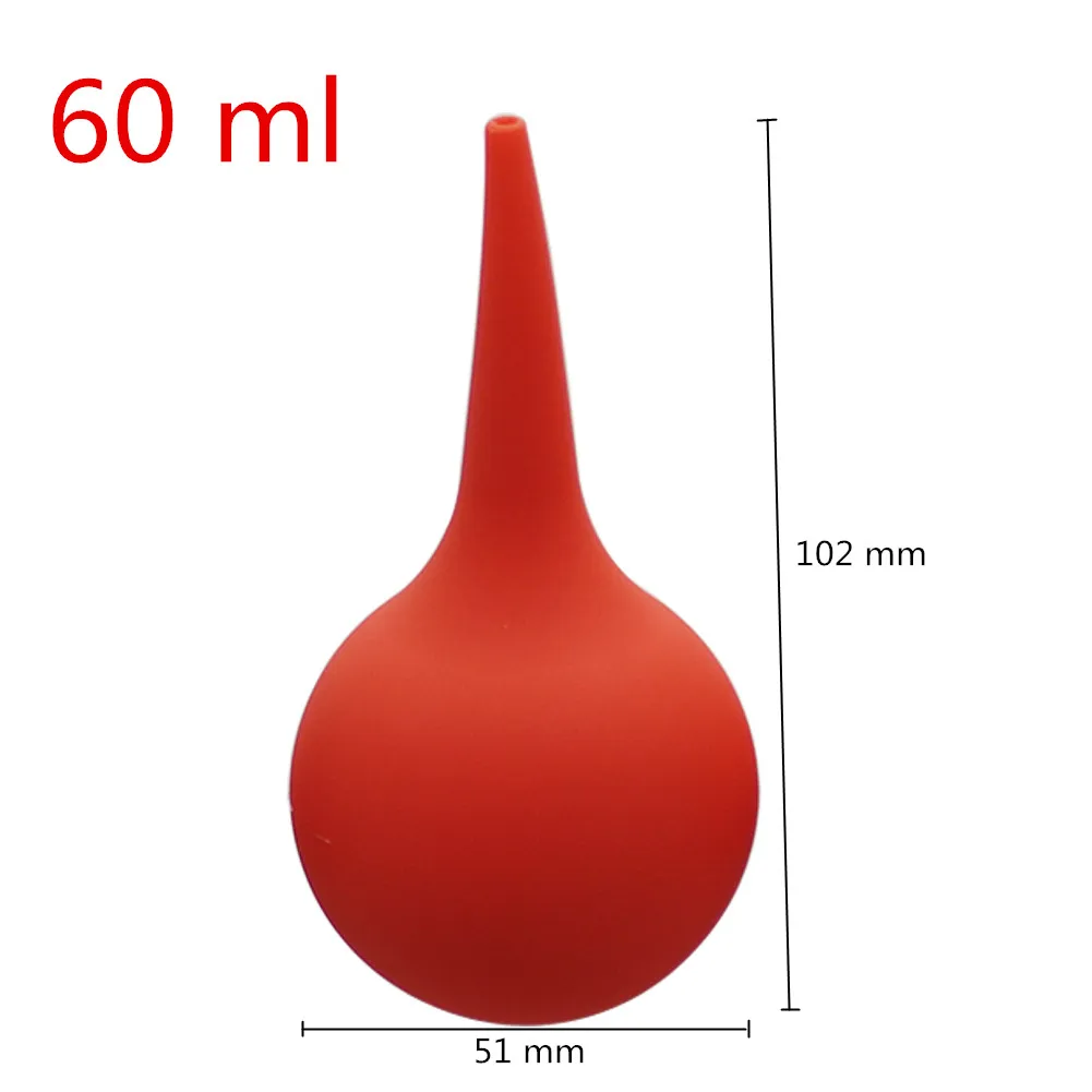 30/60/90ml Laboratory Ear Bulb Dropper Suction Ear Wax Washing Cleaning Squeeze Bulb Dust Removal Air Blower Pump