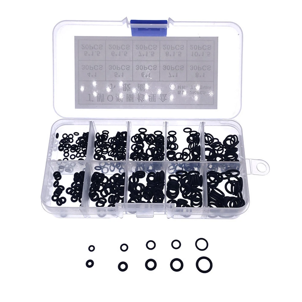 1 Box O-Ring Gasket Sealing Ring O Rings Rubber repair Kit Set Faucet Sealing Valve Waterproof Machine Oil-resistant Gasket Kit