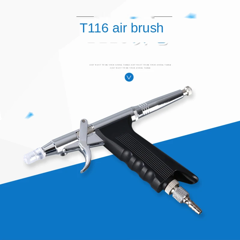 Gravity Feed Dual-Action Airbrush Spray Gun Kit 0.3MM 7CC/10CC Trigger Spray Gun for Art Craft Model Paint Spraying Hobby