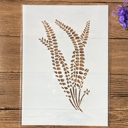 29cm A4 Fern Plants DIY Layering Stencils Wall Painting Scrapbook Coloring Embossing Album Decorative Template