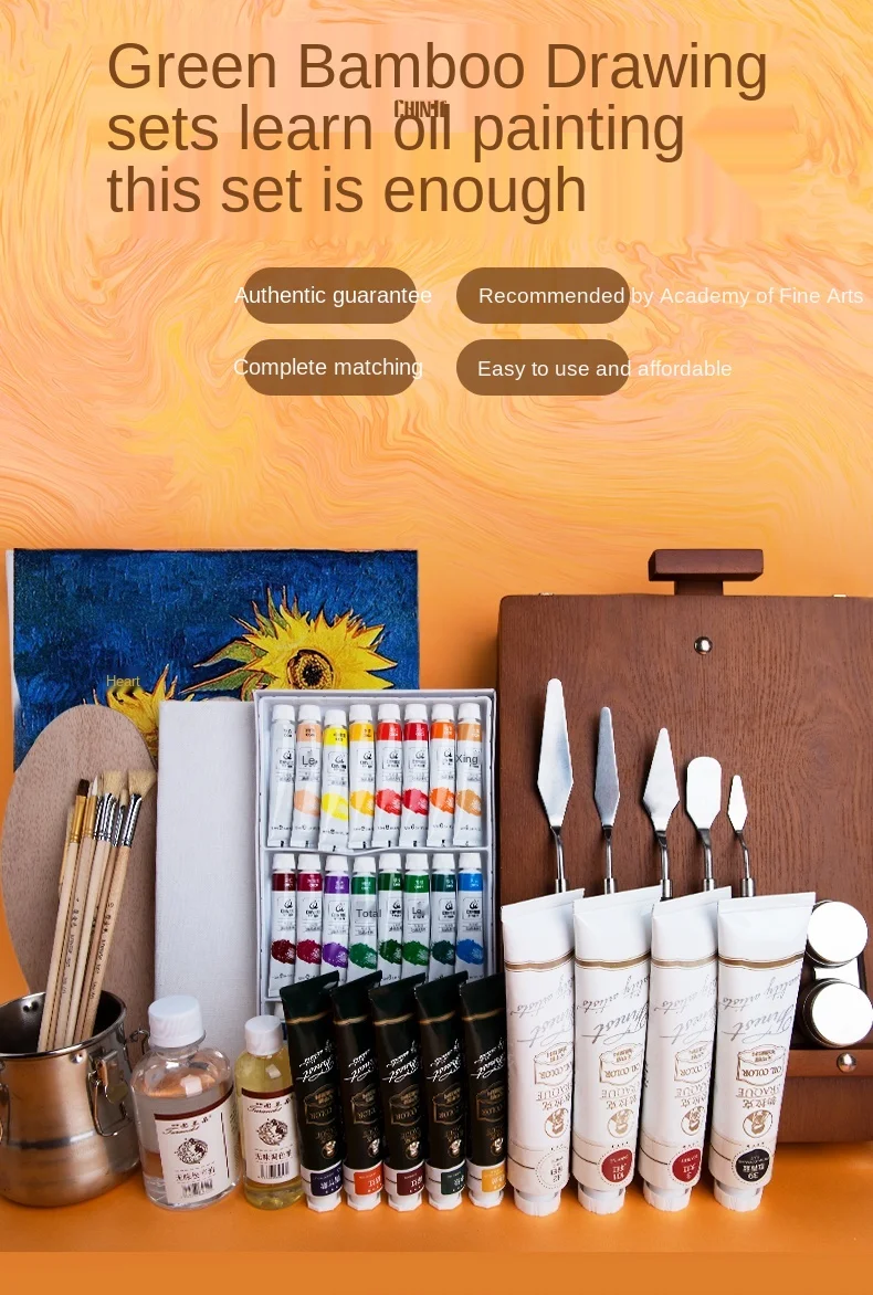 zq  Oil Paints Painting Tools Children's Oil Paint Material Color Blending Oil Scraper Palette