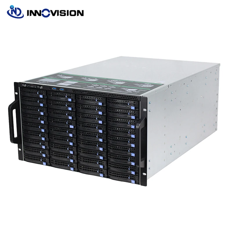 

High density 60 Bays Harddisk storage server Hot Swap 6U Server Chassis with 12gb expander backplane