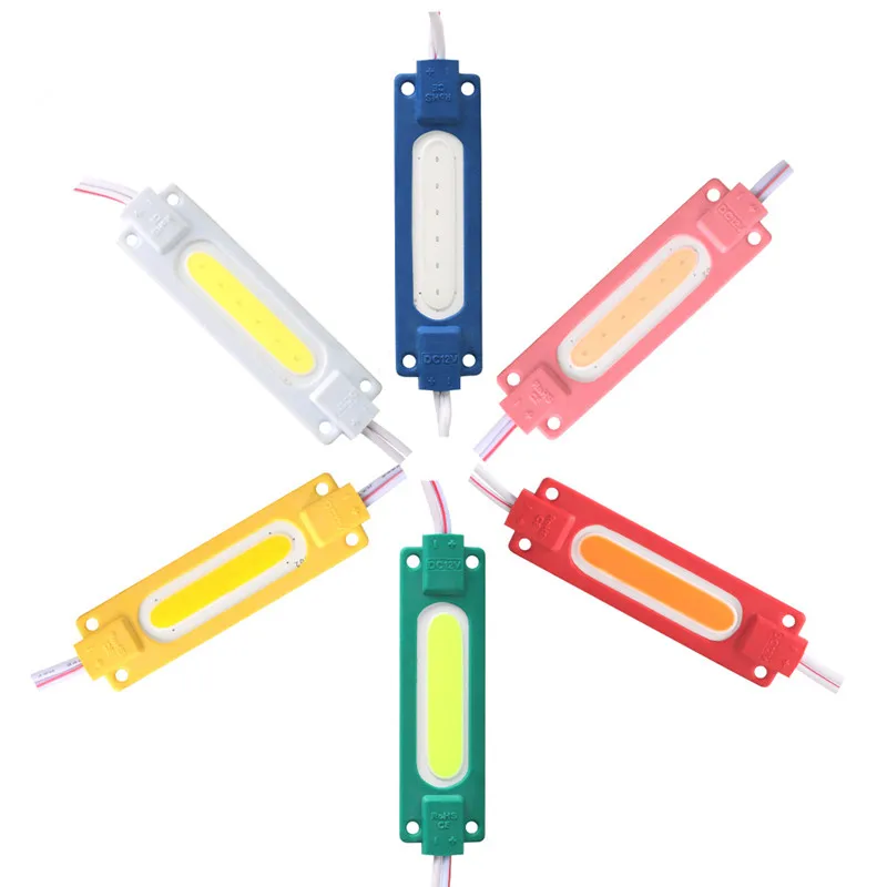 LED-Modul 12V Cob Licht Werbung Design Zeichen Hintergrund beleuchtung Shop Banner wasserdicht IP65 weiß rot grün blau gelb rosa 10 stücke – Detail 3