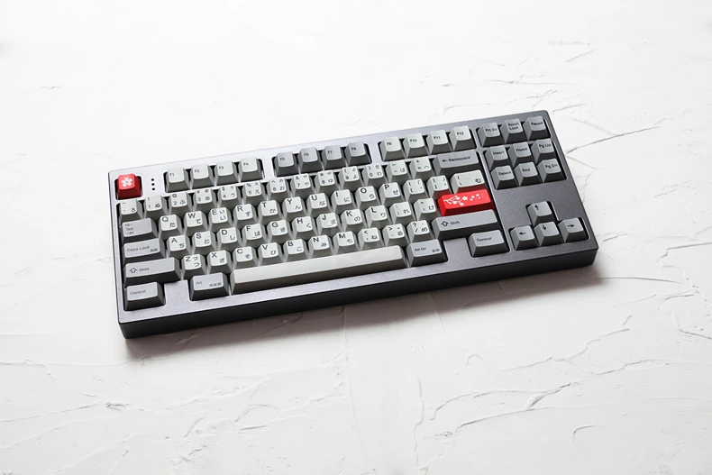 kprepublic 139 Japanese root Japan black font Hiragana Cherry profile Dye Sub Keycap PBT for gh60 xd60 xd84 cospad tada68 87 104 image 3