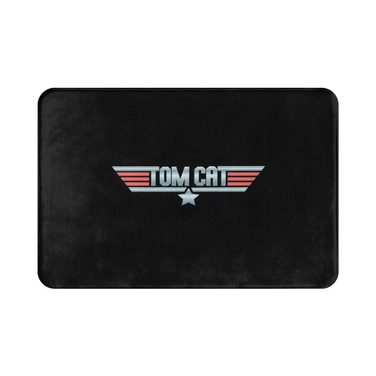 Tom Cat Carpet Mat Rug Cushion Soft Non-Slip Mapastore Gun Top Maverick Goose Pilot Army Classic Navy Tomcat F 14 Fighter