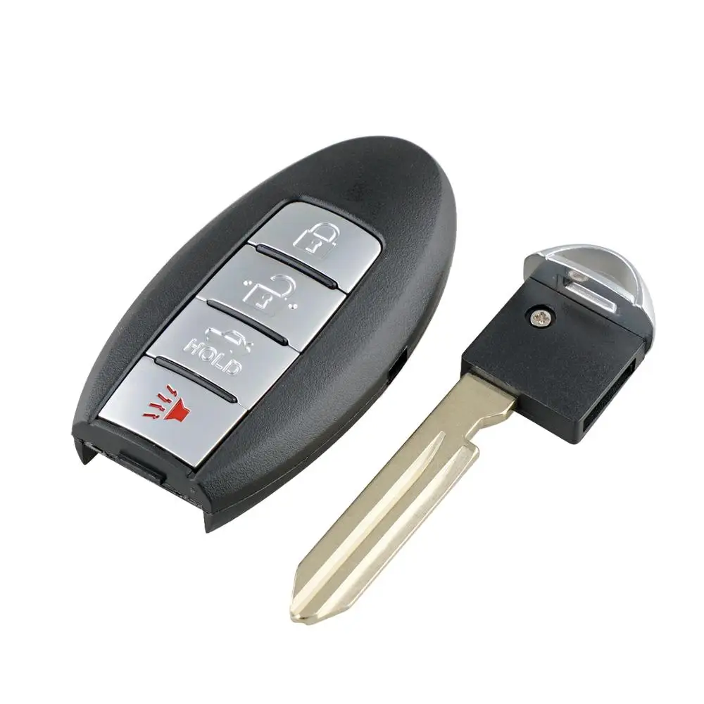 XNRKEY 3+1 Button Smart Remote Key PCF7952/ID46 Chip 315Mhz KR55WK68904 FCC for Nissan New Teana With Slot Card 2019 Car Key