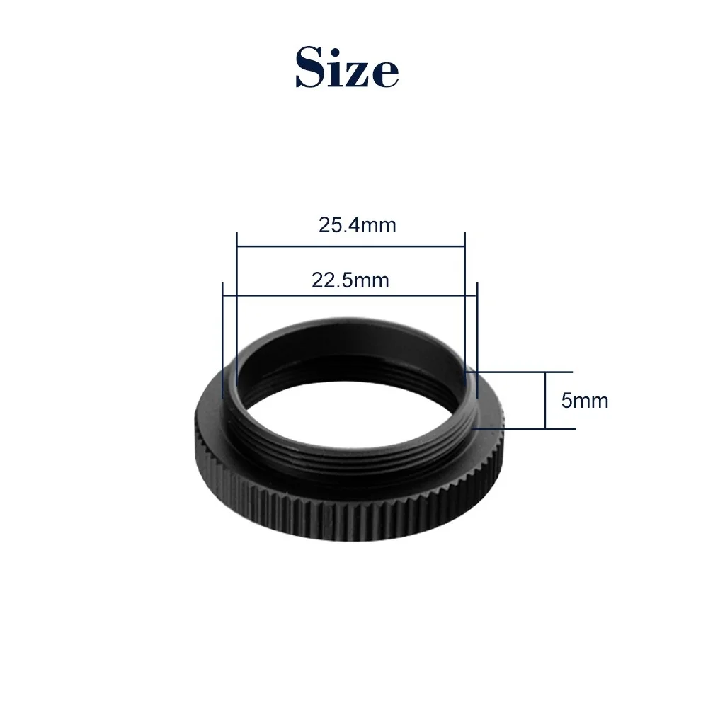 3PCS/Lot Metal 5mm C to CS Mount Adapter