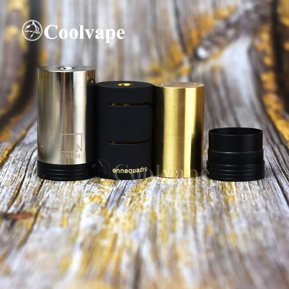 Dvarw Mtl Fl RTA dengan Ennepadro Mod Vape Mekanik Mod Kit 22Mm 3.5ML Atomizer RTA Fit 18350 Baterai Mech Mod Vs Atto Mod