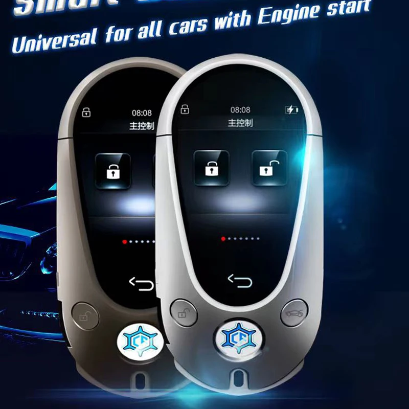 Newest K700 Keyless Entry Universal Touch Mercedes-Benz Smart LCD Key Fit for All Original Cars with One-Key Start