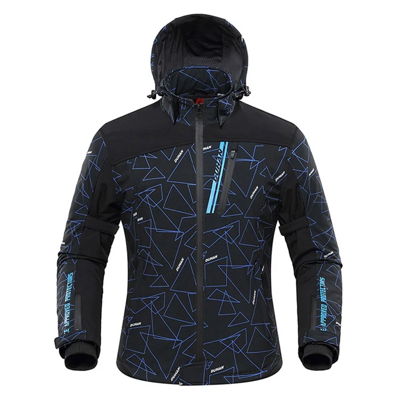 DUHAN Motorcycle Riding Heated Jacket Electric Heating Keep Warm Motocross Clothes Women Men Thermal Body Protective Moto Jacket