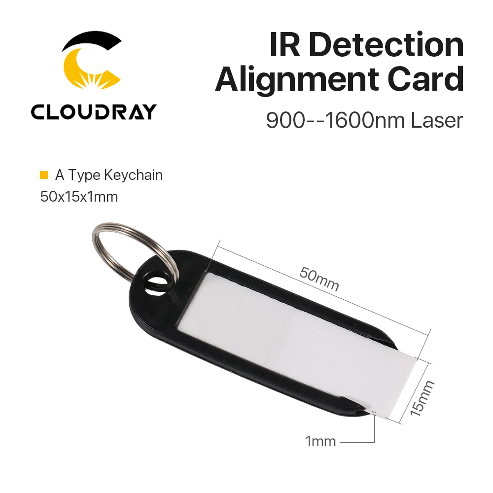 Cloudray IR Detection Alignment Card 900-1600nm Fiber Calibrator Ceramic Plate Infrared Dimmer Visualizer for Some Laser Machine