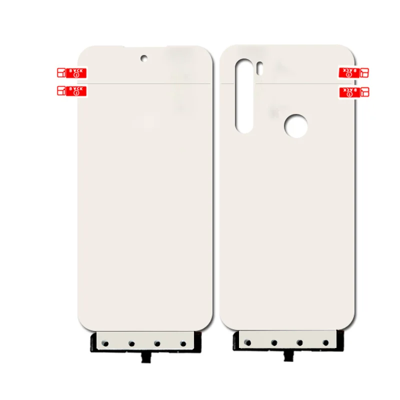 

Front and back Screen protector Film for Redmi Note 8 pro Full Coverage Hydrogel Film for redmi 8T pro TPU Nano film Soft TPU