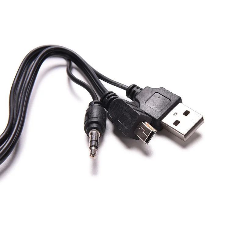 3.5 millimetri USB a Mini USB Standard di Audio Cavo di Collegamento per Altoparlanti Martinetti Mp3/4