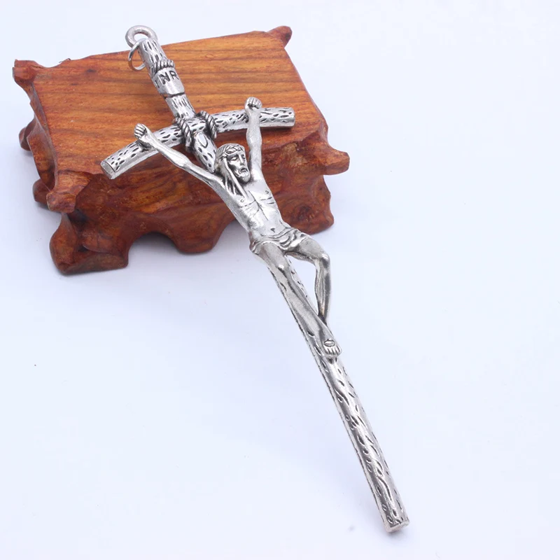 5 pcs  Church cross, Crucifix,  alloy materials, home pendant decorations, Christian Catholic  souvenirs  free delivery