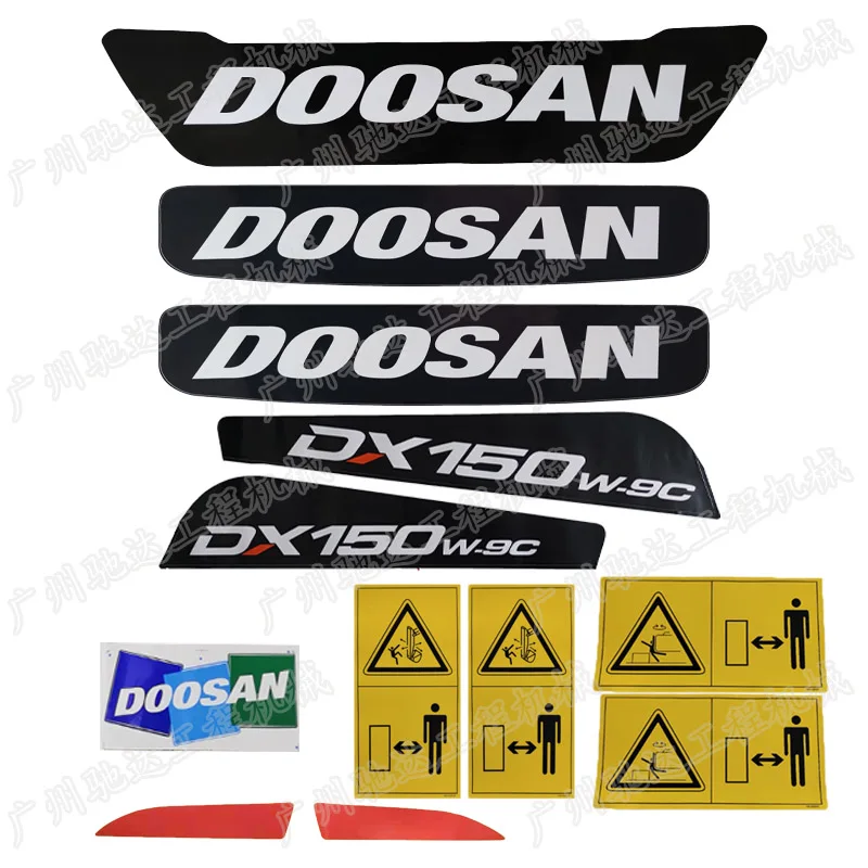 

For Excavator Doosan Daewoo Full Vehicle Sticker DX150W 215 225 420 230 260 380 360LC-9C Vehicle Sticker Model Sticker