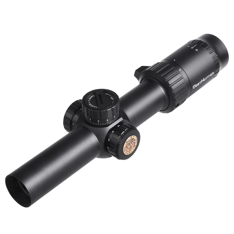 Imagem -03 - Westhunter-ir Compact Scope Long Eye Relief Riflescopes Iluminado r g Vidro Gravado Retículo Bloqueio Reconjunto Vistas de Caça hd 16x24