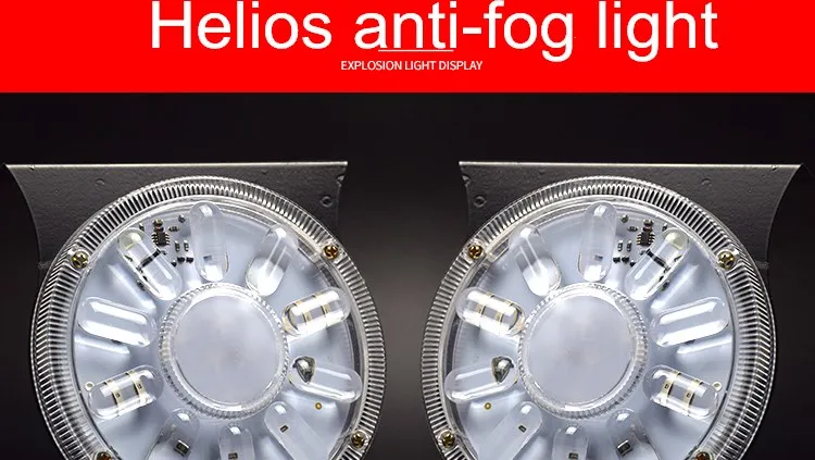 2pcs Led Truck Strobe Light 24V Colorful Rear Tail Light Modified Fog Warning Light Anti-collision Waterproof Width Display Lamp