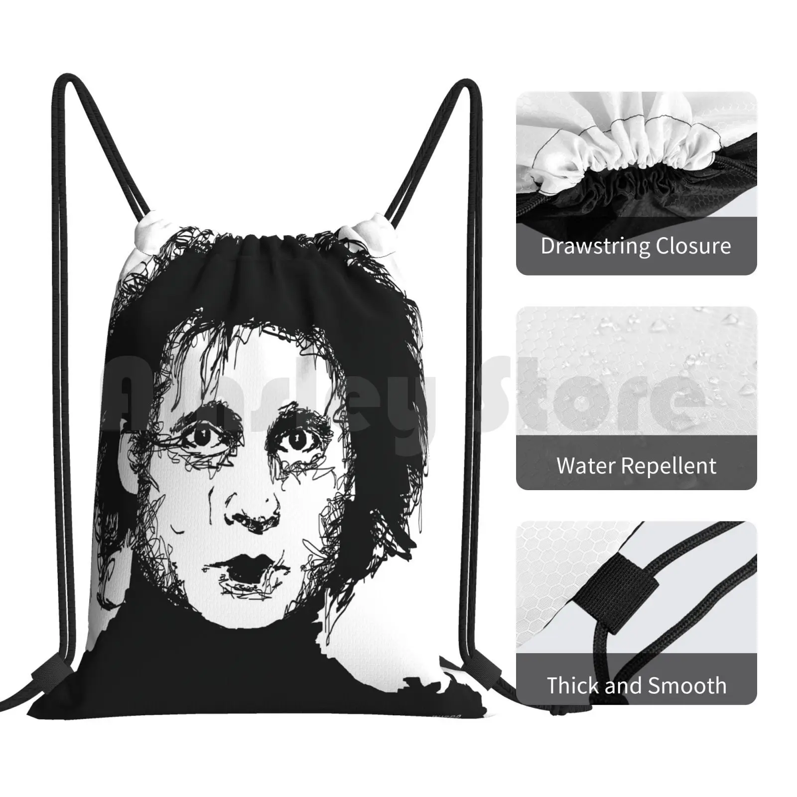 Edward Scissorhands Backpack Drawstring Bag Riding Climbing Gym Bag Tim Burton Edward Sissorhands Sissorhands Edward Johny