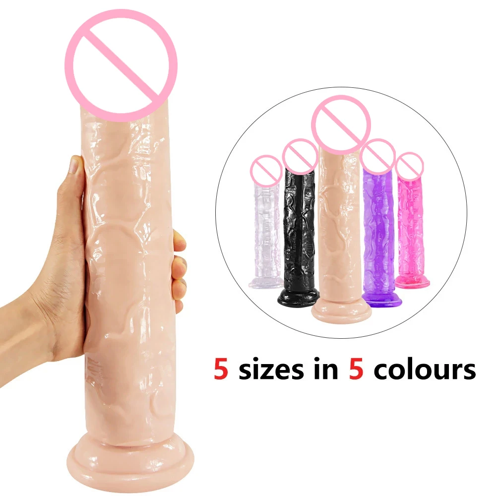 Realistic Dildo With Suction Cup Soft Huge Dildo For Women Female Masturbator Sex Toys For Adults 18 Vagina Anal Butt Plug Penis