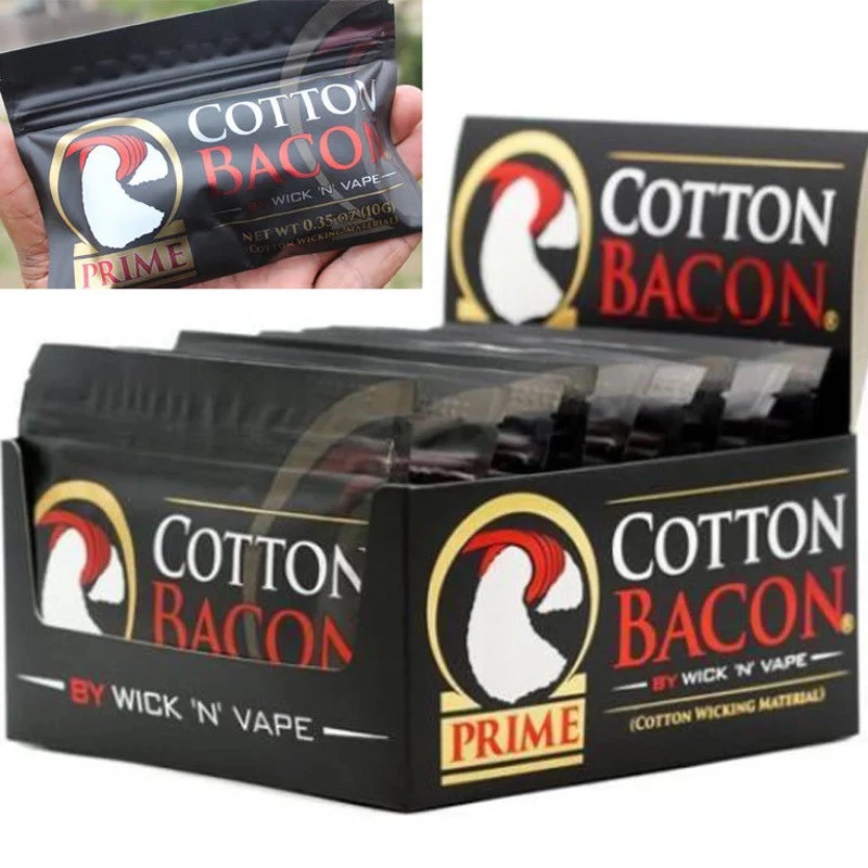 Sharevape Cotton Thịt Xông Khói Thuốc Lá Điện Tử Vàng Phiên Bản Phù Hợp Cho RDA RTA Atomizer Xe Tăng Đầu Đốt Vape Ecig Phụ Kiện