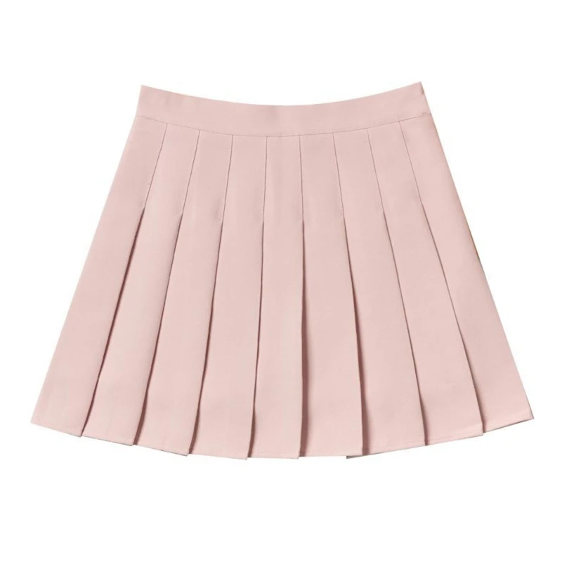 2024 Spring Summer Korean Skirt Shorts Women High Waist Sexy Mini Skirt School Short Pleated Kawaii Japanese Pink Skirt Female